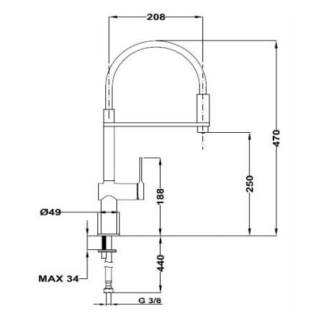 Grifo Teka Epure EP937 Electrónico