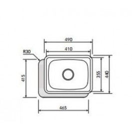 Fregadero CATA CSS 1 Inox 1c