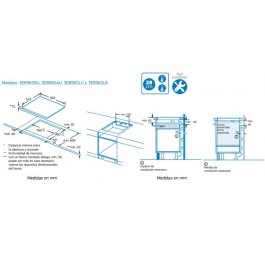 Placa Inducción Balay 3EB965AU de 60cm 3 Zonas