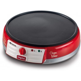 Crepera Ariete 202 de 1000w Antiadherente Rojo