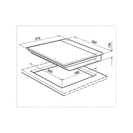 Placa Vitrocerámica VITROKITCHEN 301TGN Gas Nat