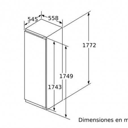 Congelador Integrable Balay 3GIF737F de 177cm NoFrost