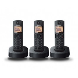 Telefono Inalámbrico Panasonic KXTGC313SPB Trio Negro