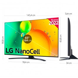 Televisor Lg 65NANO766QA 65" 4K Smart Tv