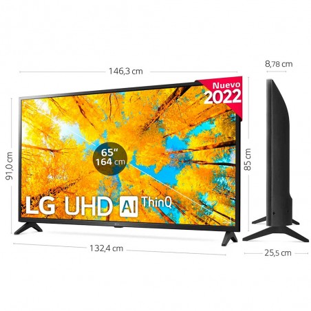 TV LED LG 65UQ75006LF 4K IA