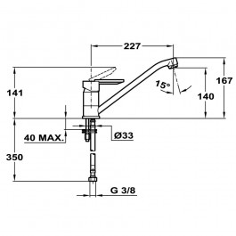 Grifo TEKA ML Cromo