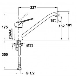 Grifo TEKA MTP 913 Cromo