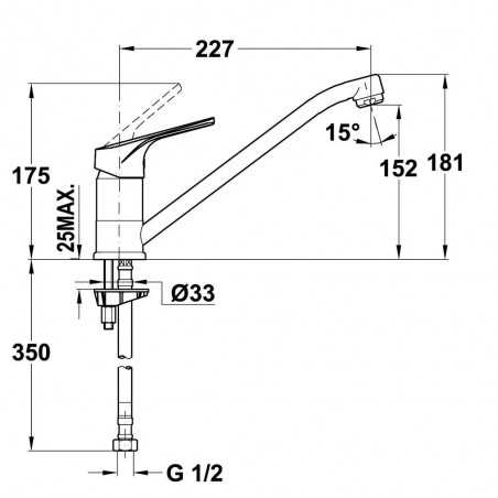 Grifo TEKA MTP 913 Cromo