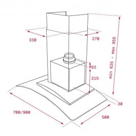 Campana TEKA NC 785 Inox Cristal 70cm