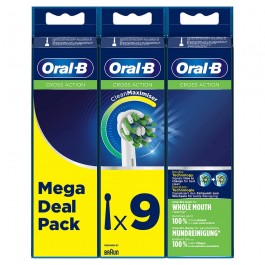 Comprar Cabezal ORAL-B EB50RB-9 Cross Action Pack 9 uds Oferta Outlet