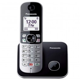 Telefono Inalámbrico Panasonic KXTG6851SPB Negro