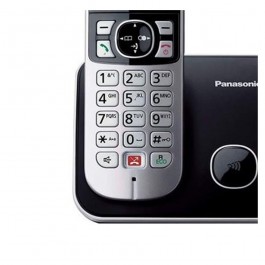 Telefono Inalámbrico Panasonic KXTG6851SPB Negro