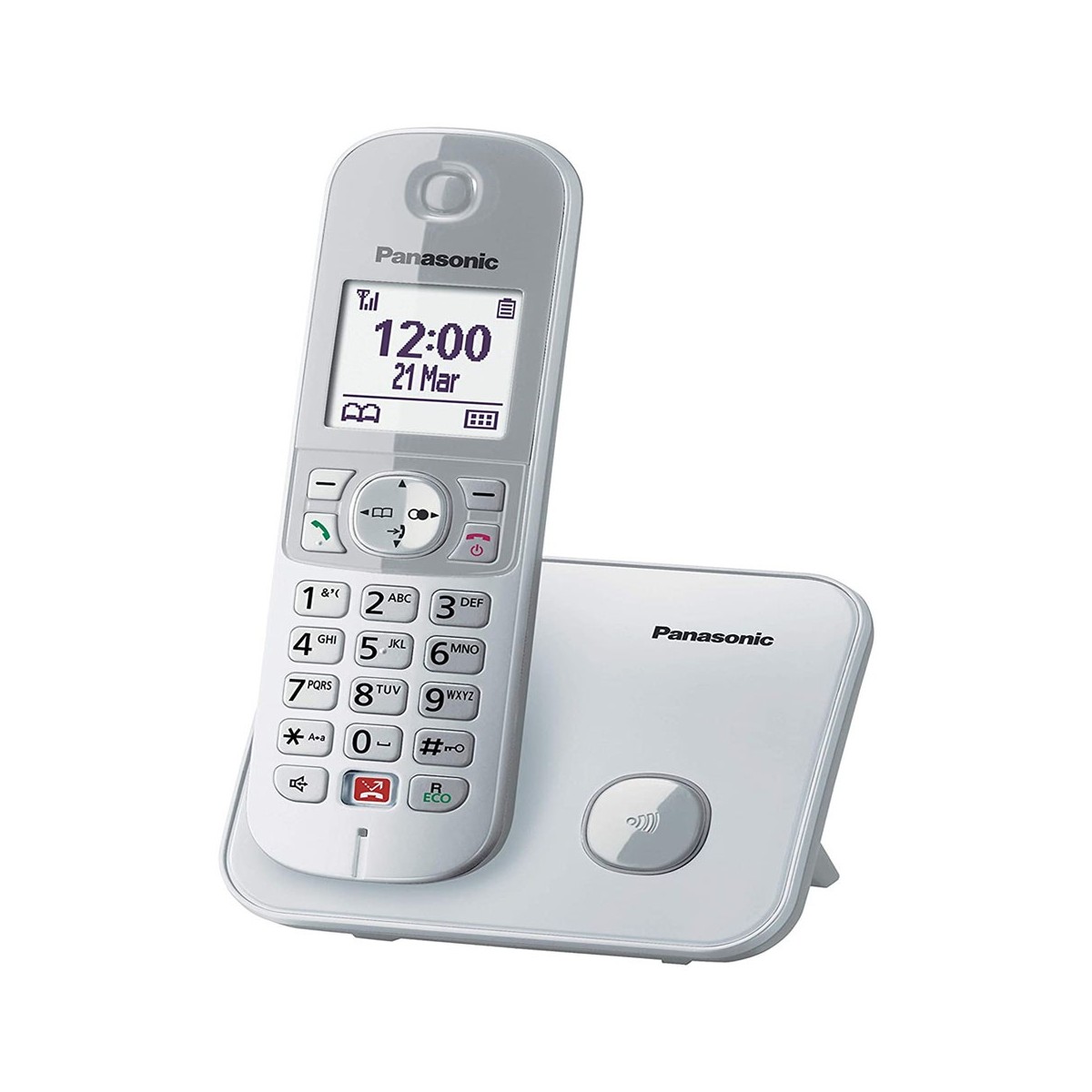 Telefono Inalambrico Panasonic Kx-tg6851sps Plata Bloqueo