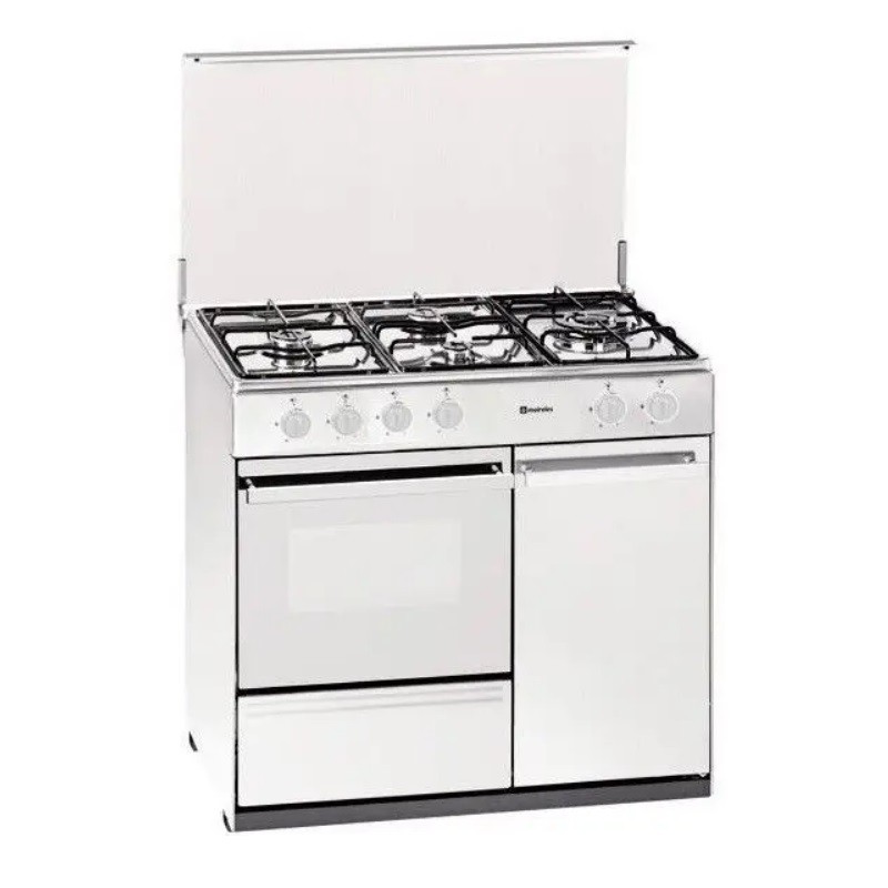 516,67 € - Cocina De Gas Butano Meireles E921W 90cm 4 Zonas