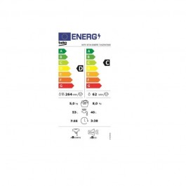 Lavasecadora Integrable Beko HITV8734B0BTR 8/5Kg 1400rpm