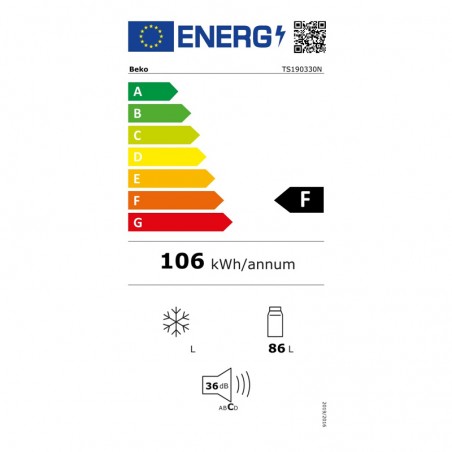 Frigorífico Beko TS190330N Blanco 82x48cm