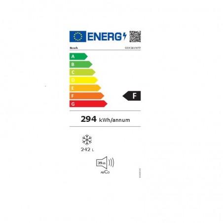 Congelador Bosch GSN36VWFP de 186cm NoFrost