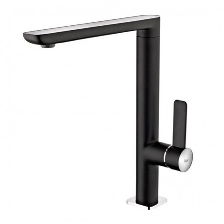 Grifo de cocina monomando Teka FO 915 Negro Cromo