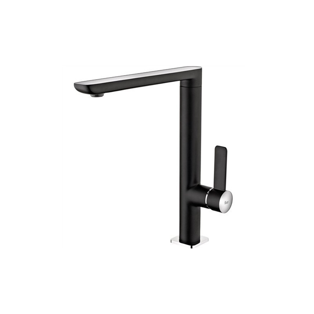 Grifo de cocina monomando Teka FO 915 Negro Cromo