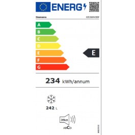 Congelador Siemens GS36NVIEP de 186cm No Frost