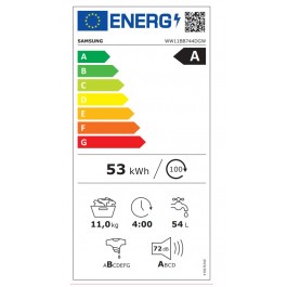 Lavadora Samsung WW11BB744DGWS3 11kg 1400rpm