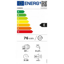 Lavavajillas EDESA EDW-4710 WH de 45cm Blanco