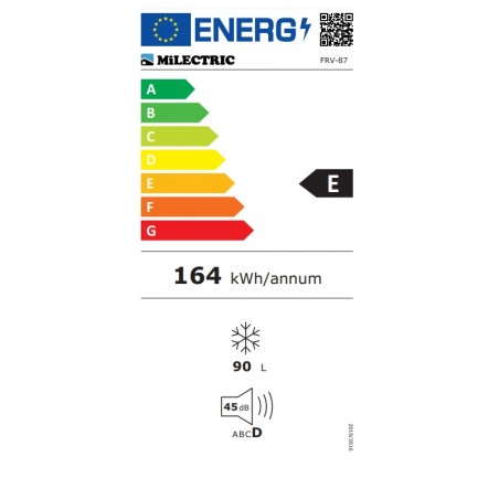 Congelador Milectric FRV87 85cm Cíclico 80L