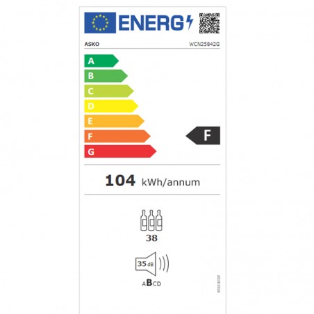 Vinoteca Asko WCN25842G 44 Botella 60X82cm