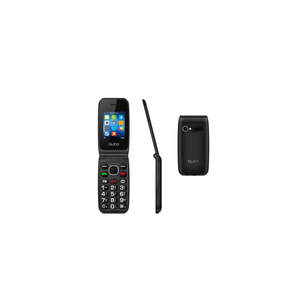 TELEFONO CONCHA 2.4\' NEO NW RD NEGRO