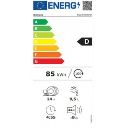 Lavavajillas Siemens SN23HW00ME de 60cm 14 Servicios