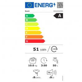 Lavadora Bosch WGG254ZXES de 10kg 1400rpm