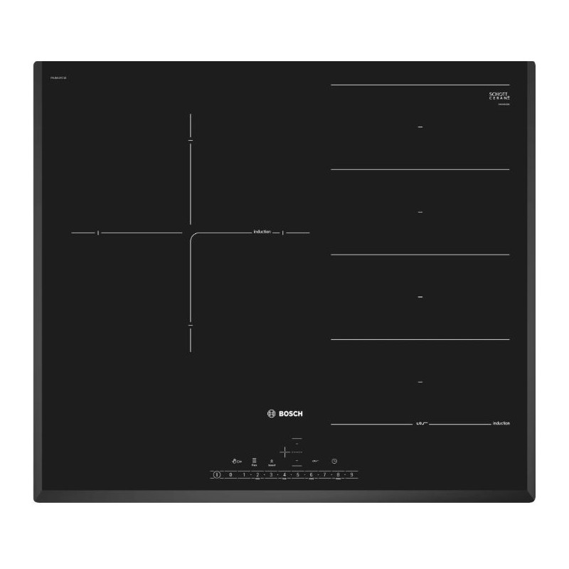 Placa Inducción Bosch PXJ651FC1E de 60cm 2 Zonas