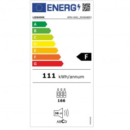 Vinoteca Liebherr WPBL4601 148x60cm Negro