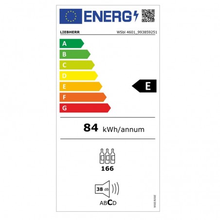 Vinoteca Liebherr WSBL4601 148x61cm Negro 323L