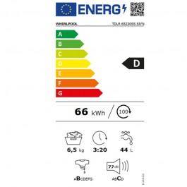 Lavadora Whirlpool TDLR65230SSSPN 6kg 1200rpm