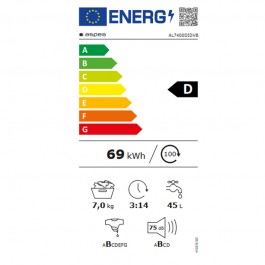 Lavadora Aspes AL8400DIDVB 8kg 1400rpm