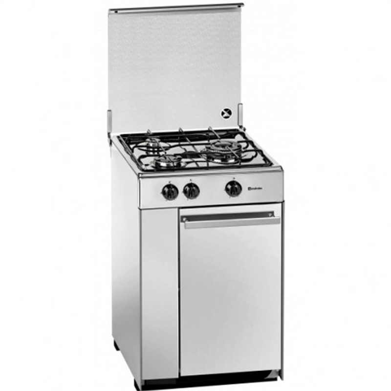 Cocina de Gas Meireles 5302DVX 3 Zonas Inox