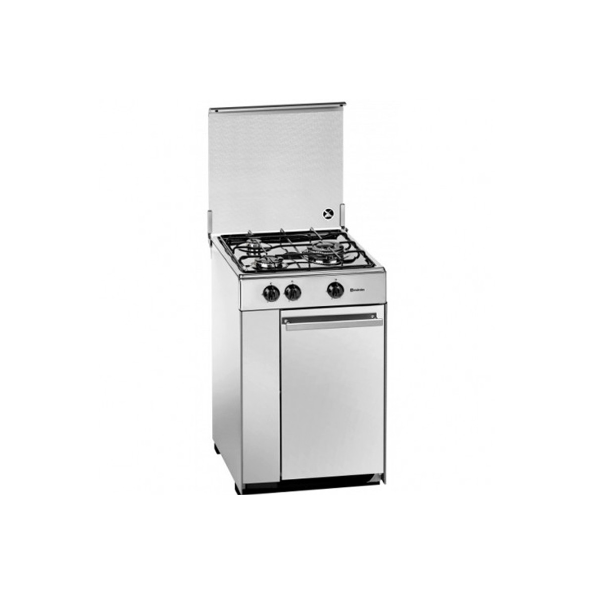 Cocina de Gas Meireles 5302DVX 3 Zonas Inox