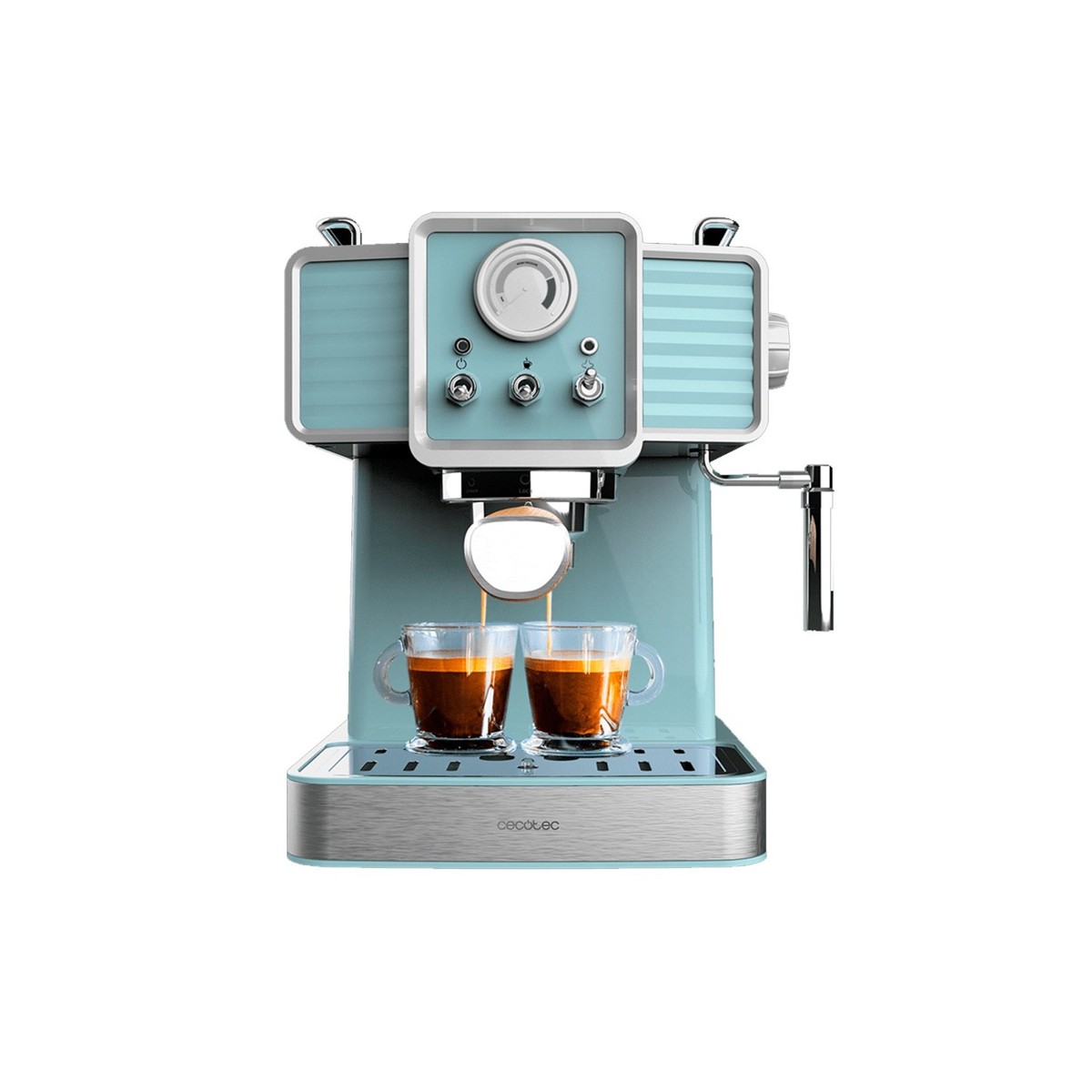 130,68 € - Cafetera Express Cecotec Espresso 20 Tradicional Blue