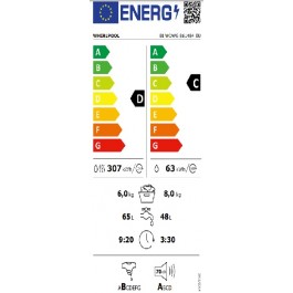 Lavasecadora Whirlpool BIWDWG861485EU de 8kg 1351rpm