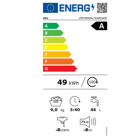 Comprar lavadora AEG LFR7494O4V