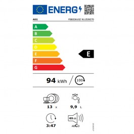 Lavavajillas Aeg FSB32610Z 13 Cubiertos 60cm