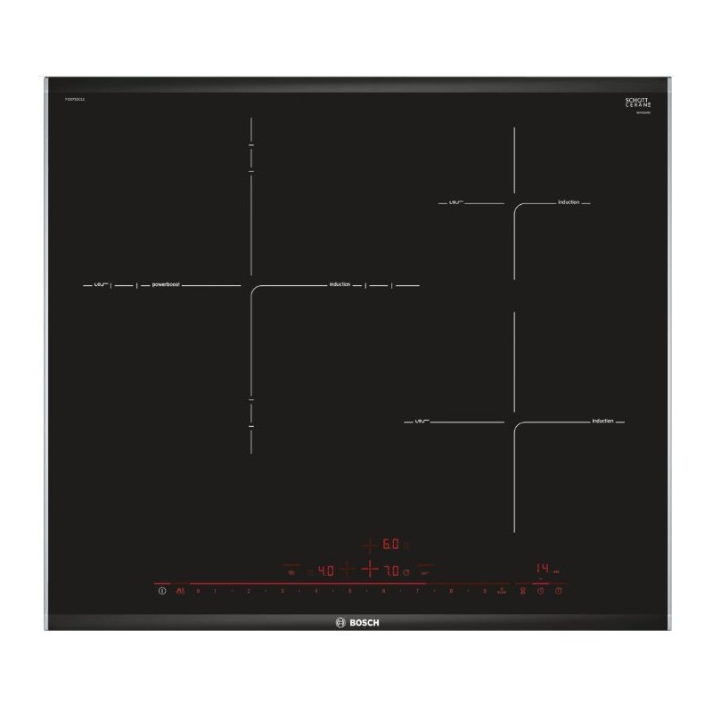 Placa de inducción Bosch PID675DC1E de 60cm 3 Zonas