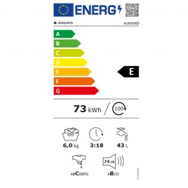 Lavadora Aspes AL6000ED 6kg 1000rpm