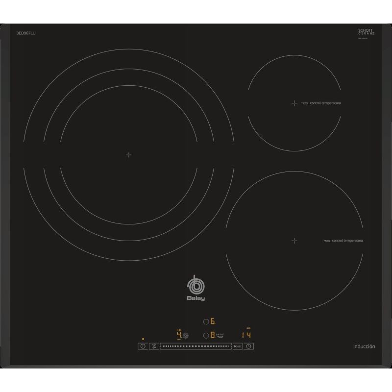 Placa Inducción Balay 3EB967LU de 60cm 3 Zonas