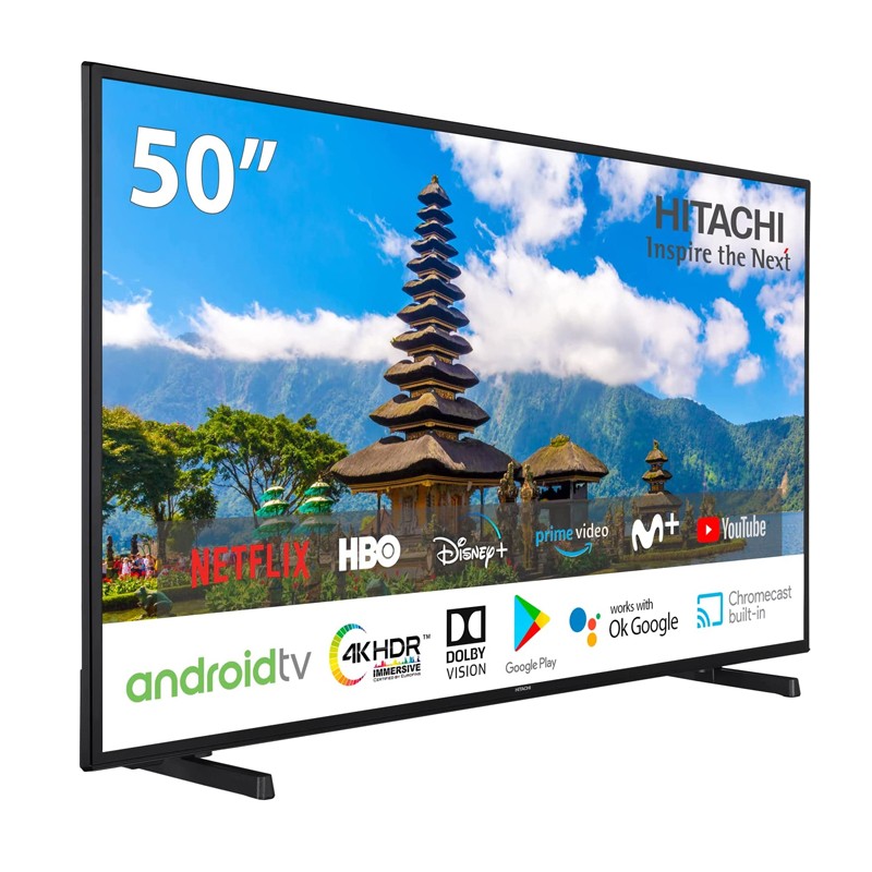 Televisor Hitachi 50HAK5450  50" Android 4K Smart Tv