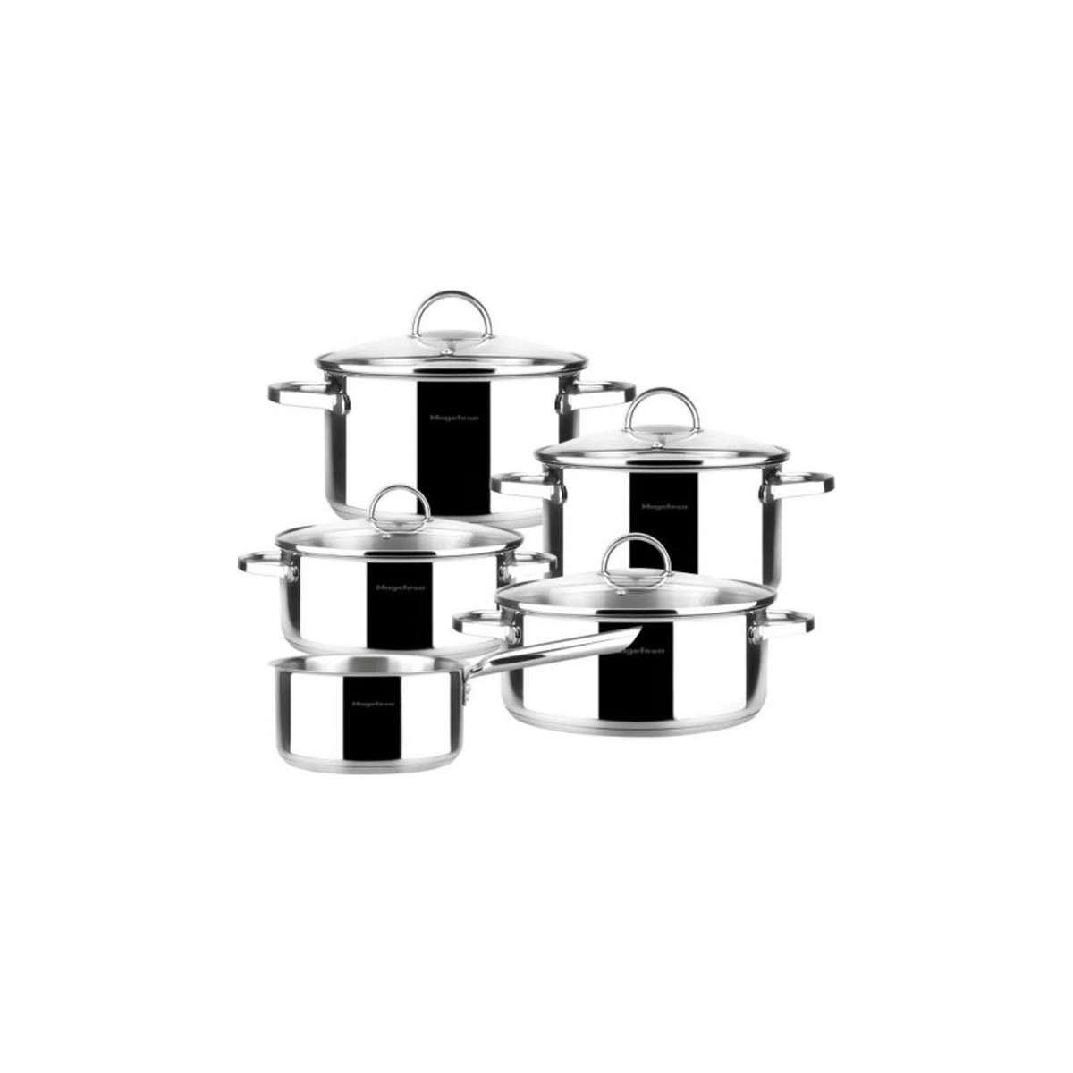 Bateria Cocina Magefesa Family 5 Piezas Inox