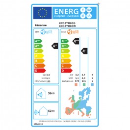 Aire Acondicionado Hisense KC35YR03 Inverter 3000Fg Split 1x1