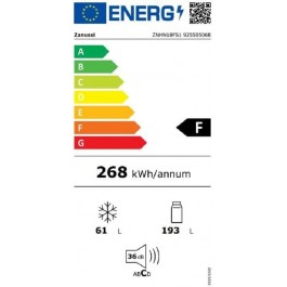 Frigorifico Combi Integrable Zanussi ZNFN18FS1 de 177cm