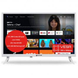 Comprar Televisor Grunkel LED2411GOO 24" Blanco Smart Tv Oferta Outlet
